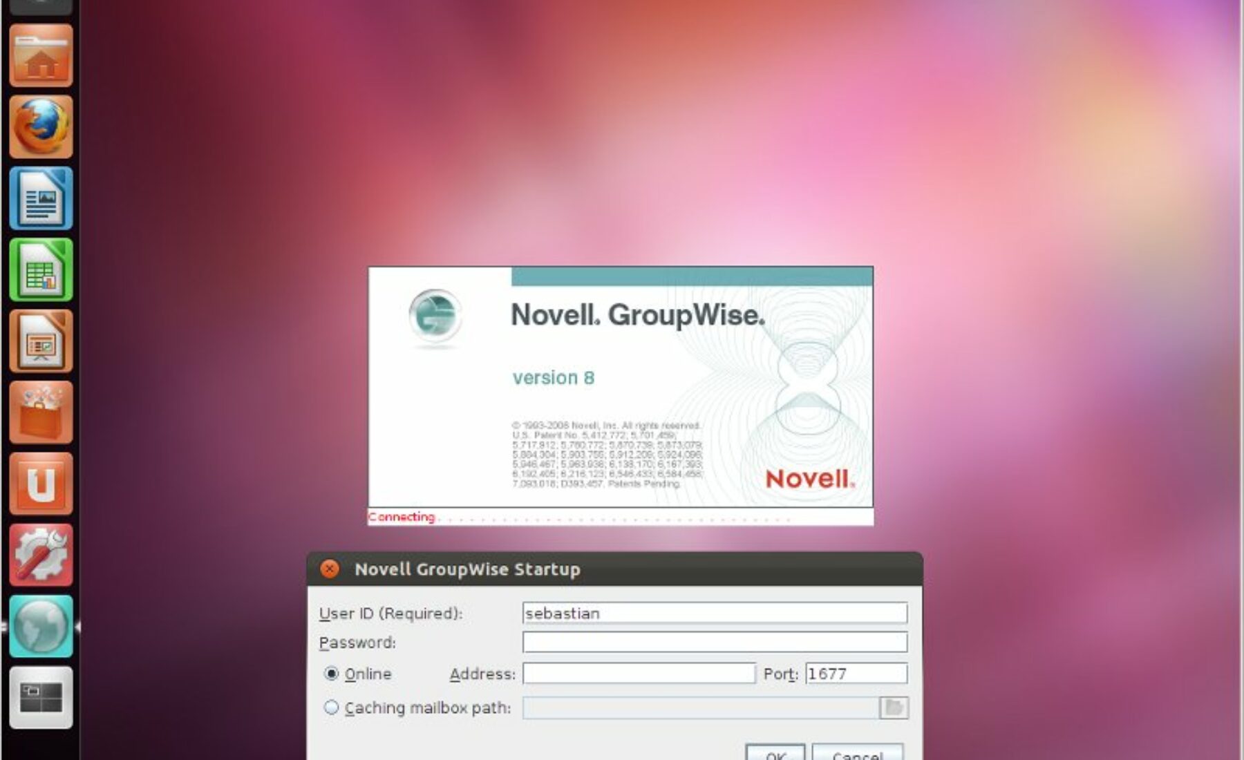 Novell Groupwise 8 Ubuntu 11.10 Oneiric Ocelot or 12.04 Precise Pangolin 64-Bit